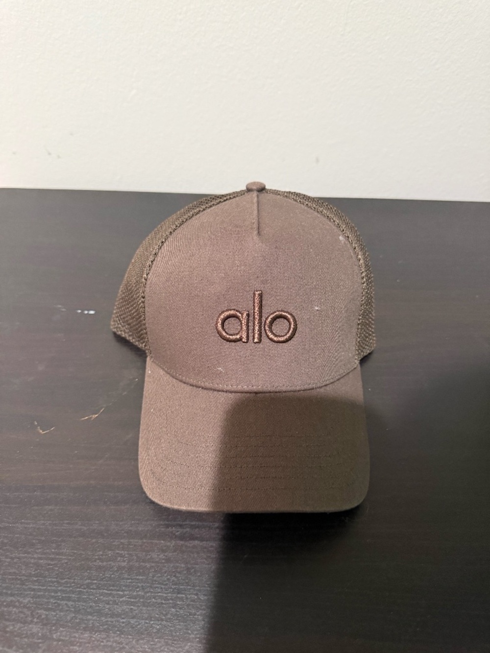 alo District Trucker Hat - Espresso